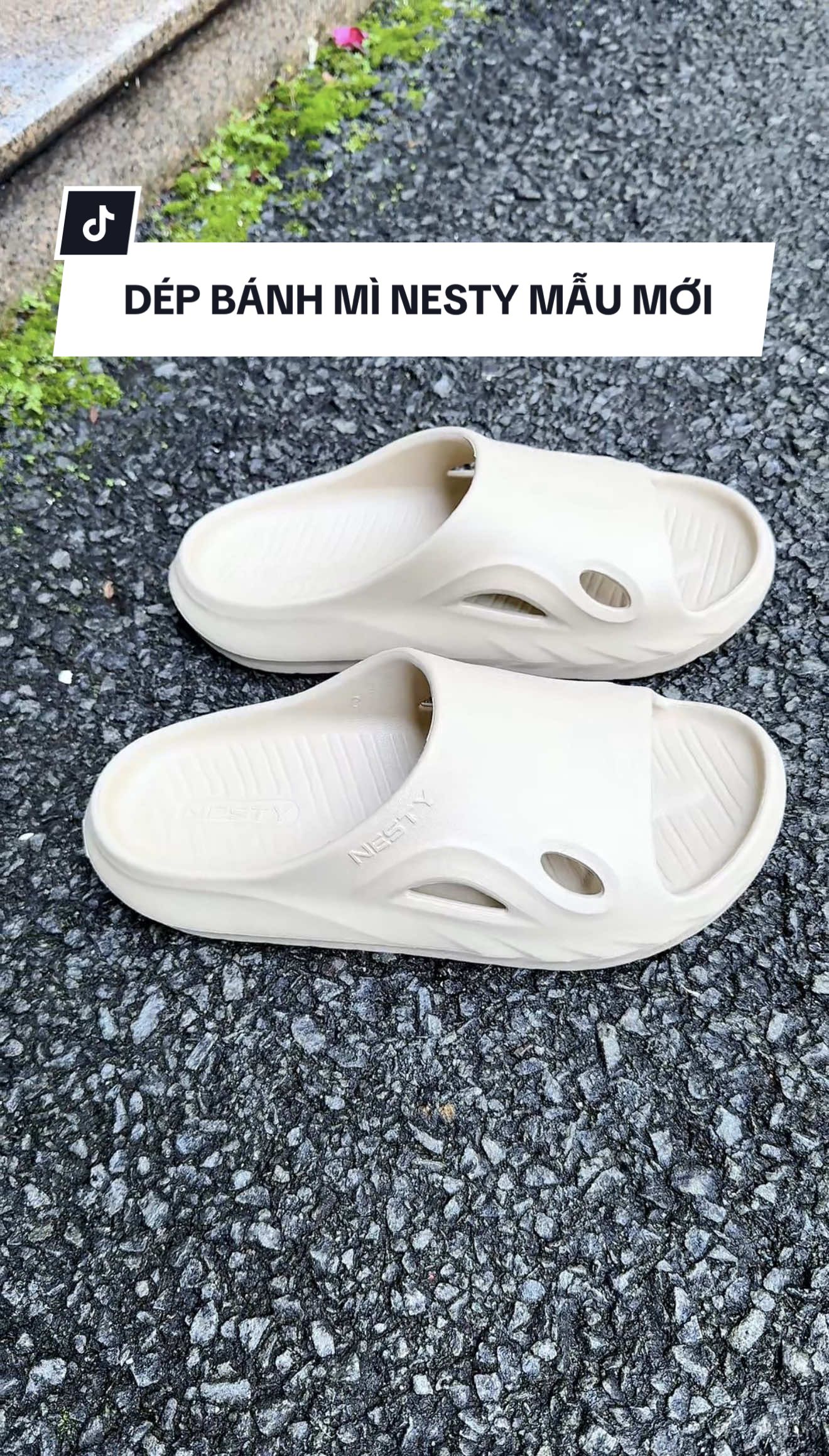 Dép bánh mì đúc nguyên khối Nesty mẫu mới, form đẹp dễ mang full size nam nữ #nesty #depnesty #depbanhmi #depnhua #review 