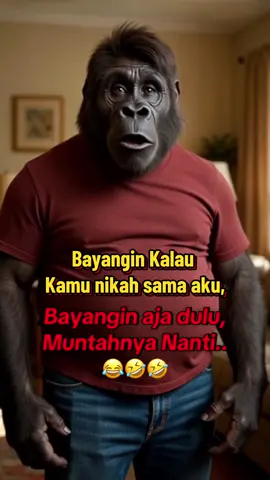 Bayangin aja dulu, #fyp #gorilla #ngakak #perempuan #cratorsearchinsight 