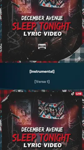 Sleep Tonight by December Avenue - Posthardcore Emo punk cover  #FYP #ForYou #ForYouPage #ViralCover #tiktokmusic #MusicVideo #LyricVideo #CoverSong