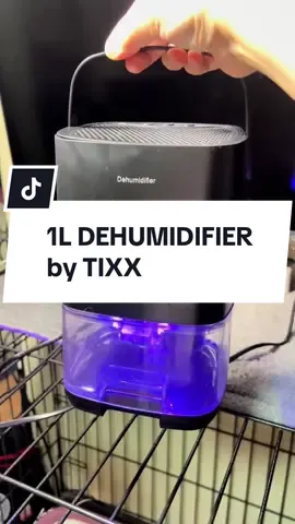 1L DEHUMIDIFIER by TIXX Swak na swak sa weather ng Pinas! If naka-AC ka, humidifier ang kailangan mo. Kung hindi naka-AC, DEhumidifier naman ang para satin. Malaking tulong pangbawas ng molds, na nakaka-allergy o sakit satin😵‍💫 1L variant is best for rooms. Siguro mga 10-20 sqm. It also helps with air, air purifier na rin sya, kaya hindi maamoy yung pee pads ng furbaby namin at di amoy kulob ang bahay. Madali iassemble yung tank. Easy din itapon ung tubig bago mapuno. May 7 modes ung led light. Last is yung rainbow mode, nagpapalit palit ung colors. Easy to clean din yung filter sa likod. Best for personal use or kahit pang-regalo, gift idea sa mga kapwa natin home buddies! Budol of the day: quiet but high quality dehumidifier and air purifier! #fyp #foryou #TIXX #DEHUMIDIFIER #giftideas