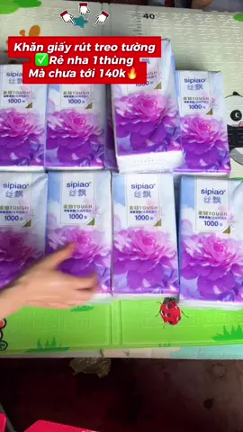 🔥Ở đây 1thùng khăn giấy mà chưa tới 140k✅ rẻ quá rẻ#khăngiay #khangiayrut #khangiaytreotuong #giadungtienich #giadunggiadinh 