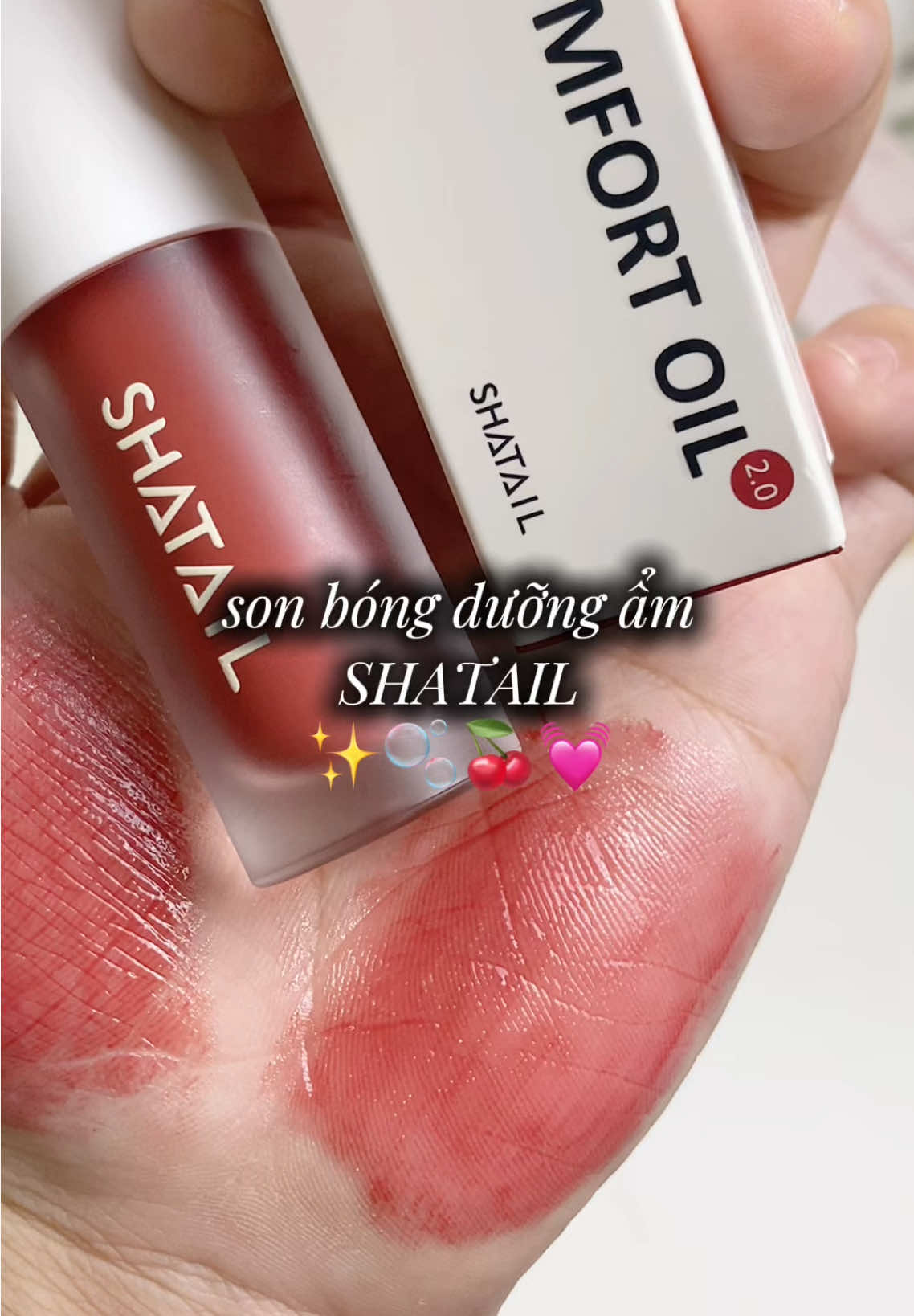 ui màu 05 lên xinh dả man í, đi học dùng cũng xinh nhaa🍒✨#sonbong #shatail #sonbongduongam #sonbongshatail #reviewlamdep 