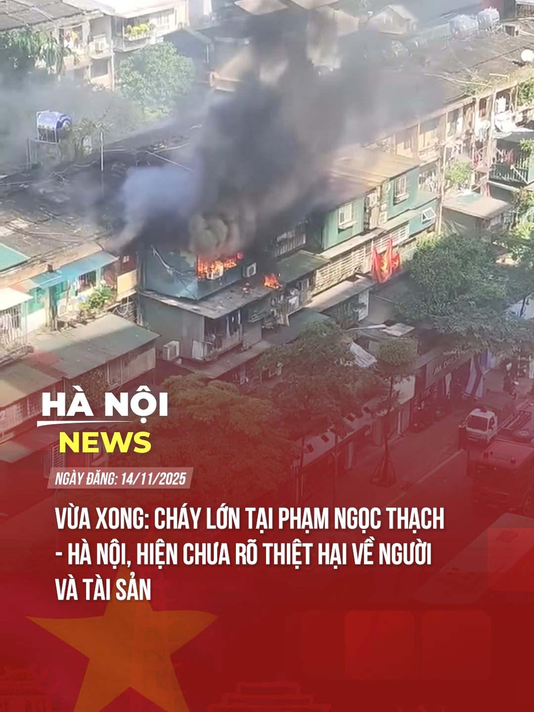 MONG KHÔNG CÓ THIỆT HẠI VỀ NGƯỜI 😥 #theanh28 #hanoinews #tiktoknews