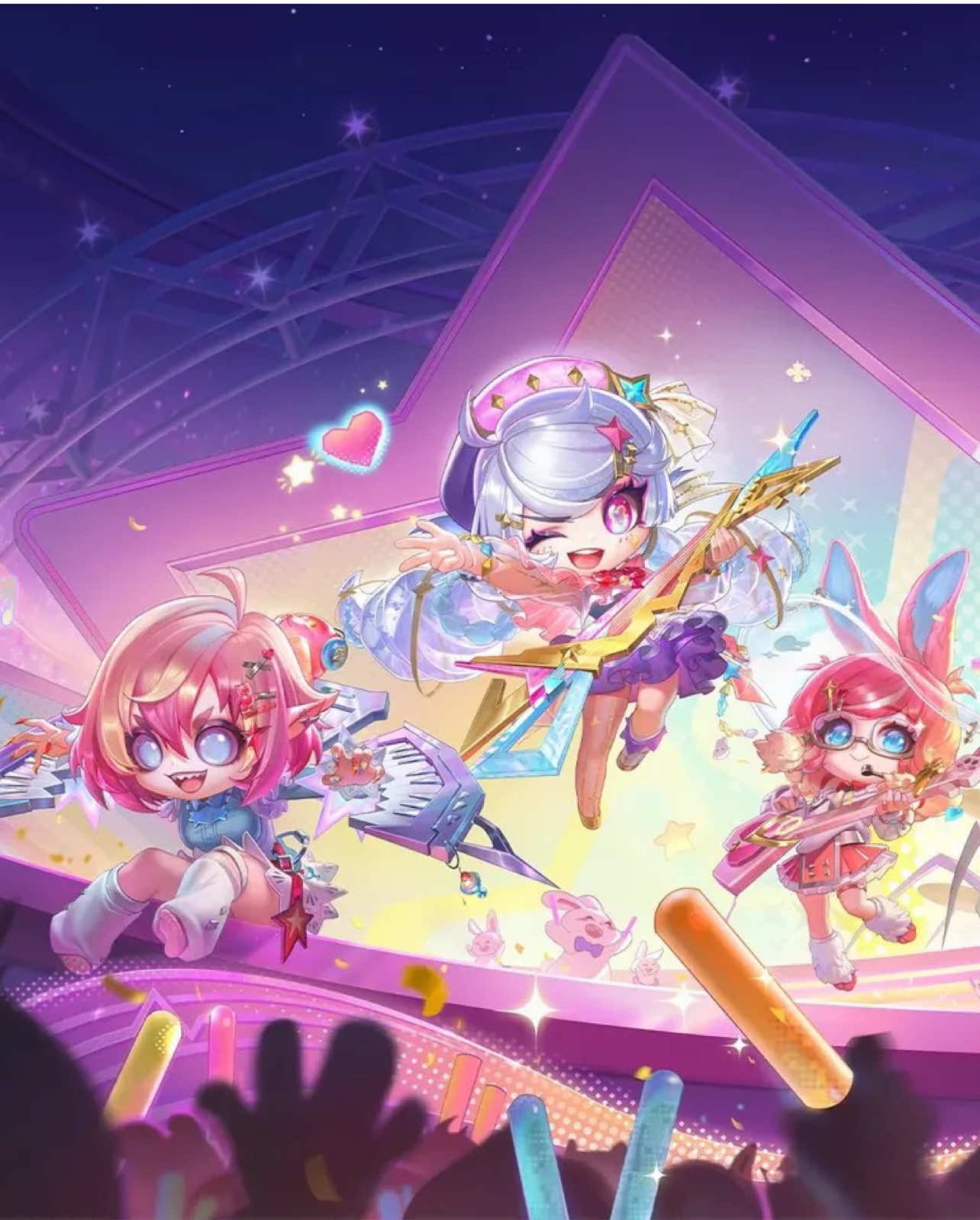 Chi Tiết Kết Liễu 4 Linh Thú Ở Ban Nhạc lonic Spark Trong Golden Spatula , Bao Gồm :  - Chibi lonic Spark Aurora - Chibi lonic Spark Briar - Chibi Prestige lonic Spark Gwen - Chibi lonic Spark Elise #dautruongchanly #goldenspatula #gwen #xhtiktok #tft 