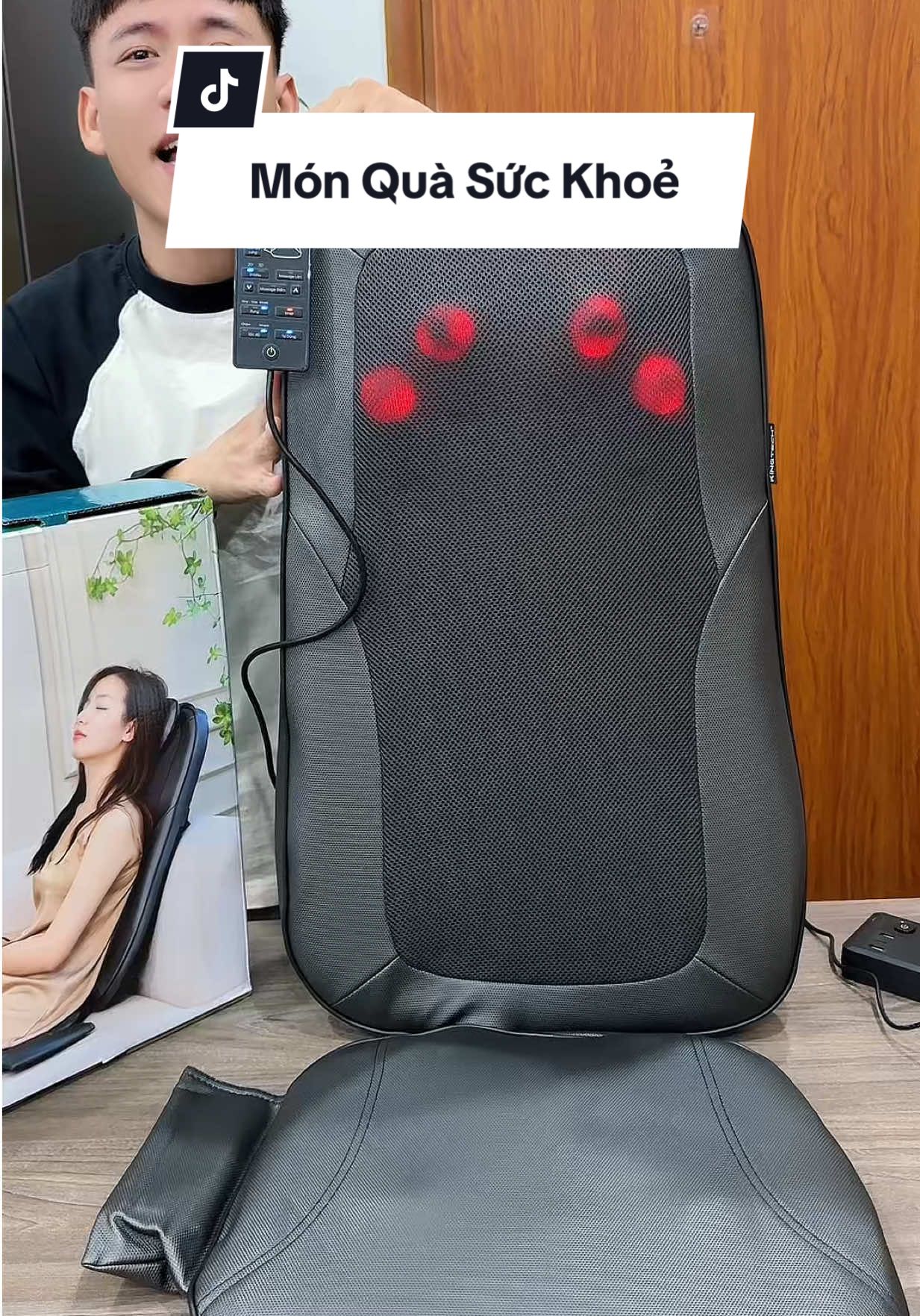 Đệm, Ghế Massage KINGTECH #haohomhinh #ghemassage 