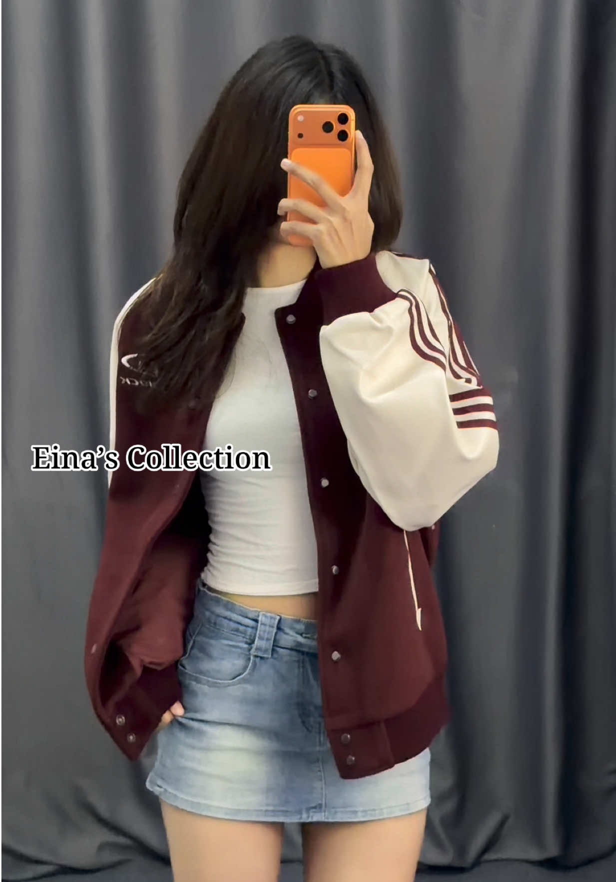 ကဲ Varsity ကိုမှ ခပ်ပွပွလေးဝတ်ရတာကြိုက်တဲ့သူတွေအတွက် Size ကြီးလေး Instock ရမယ်ရှင့်🔥💗💗 #varsity#for #foryou #foryoupage #einascollection  