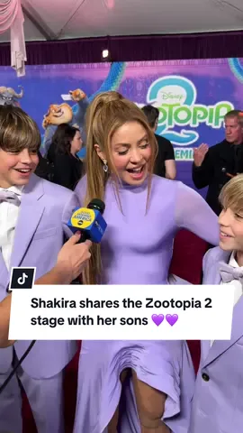 Talent runs in the family💜🎶 @Shakira is back as Gazelle in Zootopia 2 with a new song “Zoo”, and her sons Milan and Sasha have roles too! 🥰 #shakira #zootopia #zootopia2 #zoo #disney 
