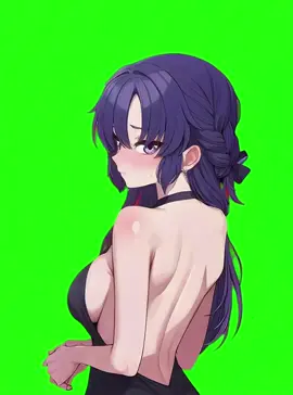 Yuuka (Dress) with Greenscreen #bluearchive #greenscreen #edit #clip