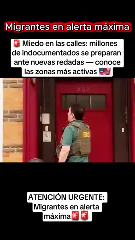 Miedo en las calles: millones de indocumentados se preparan ante nuevas redadas — conoce las zonas más activas #usa #inmigrantes #ice #breakingnews #noticias 