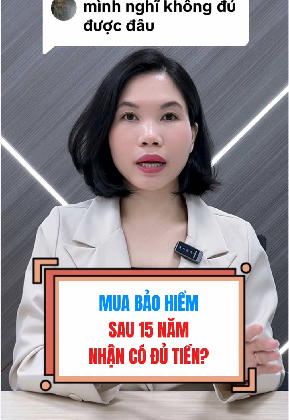 Trả lời @gió thổi khúc tình yêu  Để biết sau này nhận về có đủ hay không sẽ tuỳ thuộc vào hợp đồng của mỗi người Bạn nhé ✅ #buivanbaohiem #giaidapbaohiem #baohiemnhantho #baohiemdaiichi #daiichi 