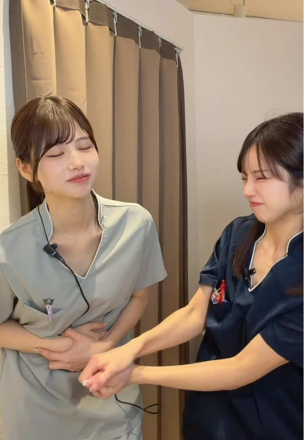 ライトクリニックナースの休憩時間🔦 @uki ☃️🎀 美容ナース @もりちゃん  #美容看護師 #美容ナース #美容ナースの日常 