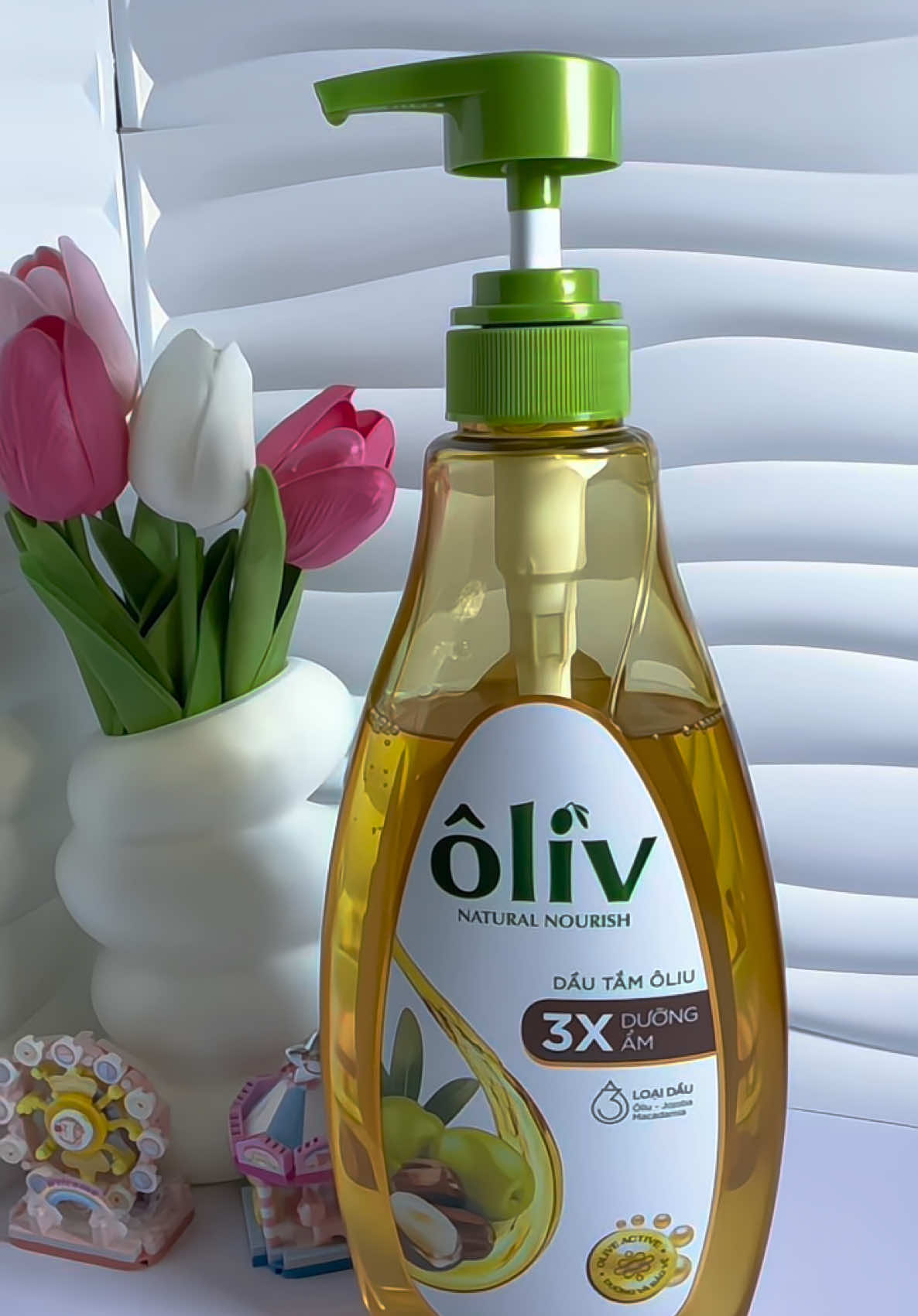 Chân ái cho mấy bà dùng kem trộn luôn #dautamoliv #tiktokshop #xh 