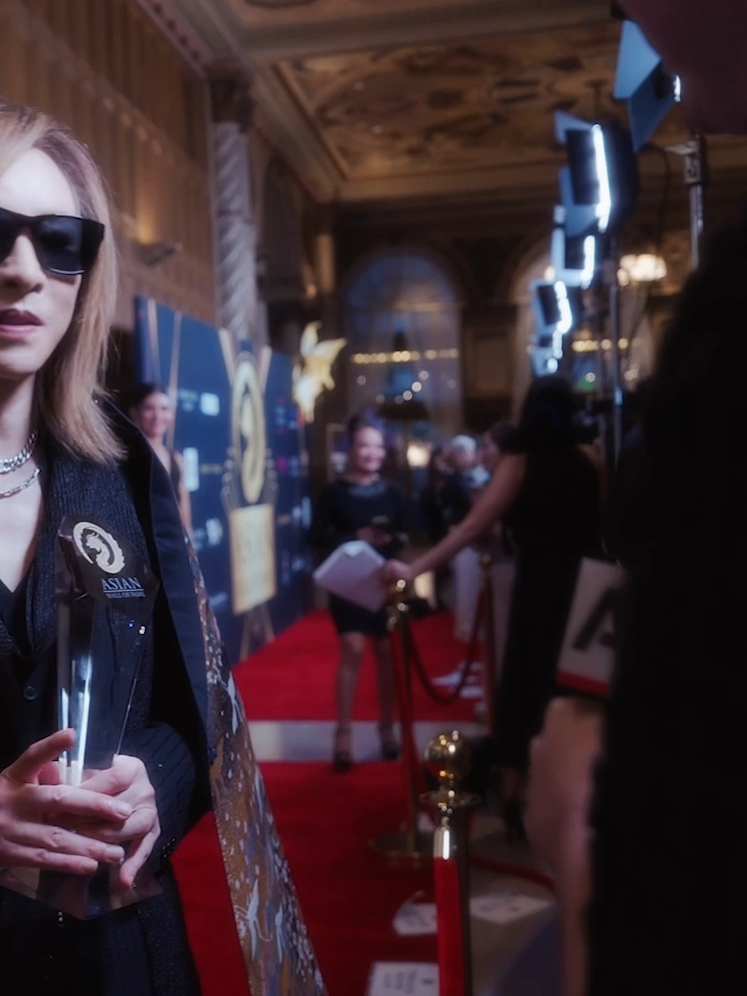 My dear fans, thank you for your support, I’m inducted into the Asian Hall of Fame. ファンのみんな応援ありがとう🙏 Asian Hall of Fameに殿堂入りしました。 Yoshiki 🌹 #AsiaHallofHame #yoshiki