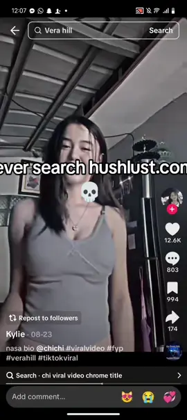 never search hushlust.com💀 #website #dontsearch #neversearch 