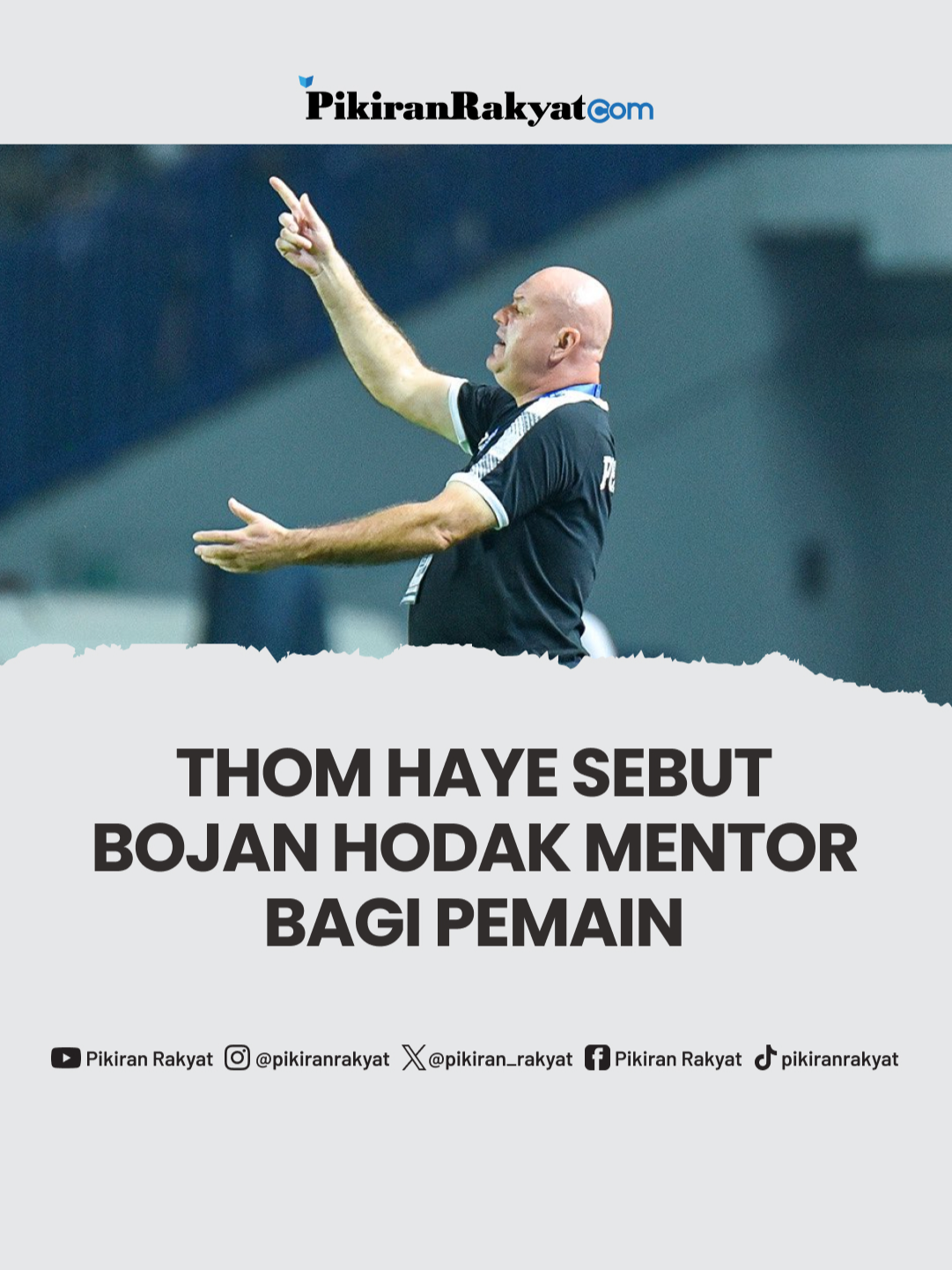 Gelandang Persib Bandung, Thom Haye, memberikan pandangannya tentang sosok pelatih kepala Bojan Hodak. Menurut Haye, Bojan Hodak memiliki peran lebih dari sekadar pelatih, melainkan juga seorang mentor bagi para pemain. Haye mengakui bahwa Hodak sering kali terlihat ekspresif dan emosional saat memimpin pertandingan dari pinggir lapangan. Namun, ia menegaskan bahwa kepribadian Hodak di luar lapangan sangat sangat baik dan santai. Komentarnya sobat PR? Video: Yudianto/PR #Haye #Persib #Bandung