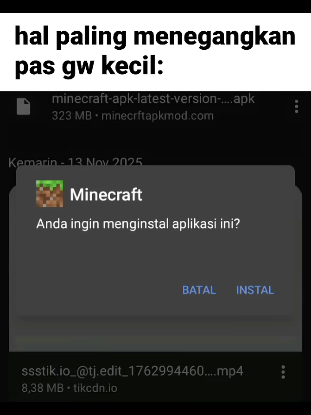 😹😹#minicraft#meme#kidsgames#foryoupage#xbcyzafypシ 