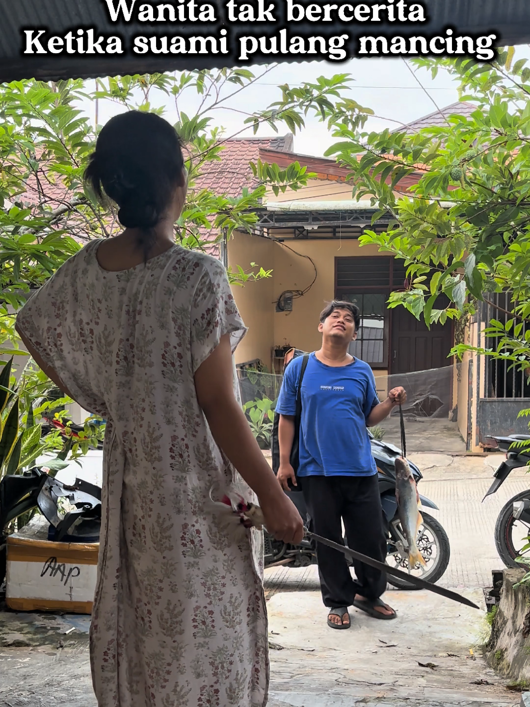 Mancing lupa waktu ketua 🫡 . Di masak pepes patin nyaman pinanya 🤤 #fyp #mancing #lucu #funny #komedi 