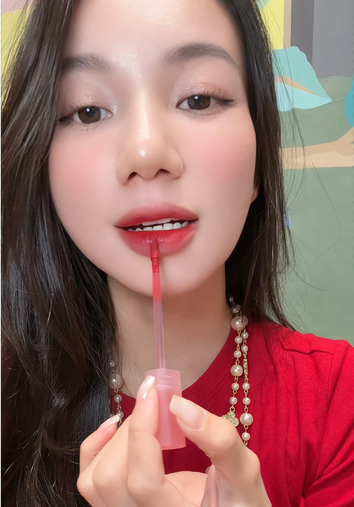 Colorkey R666 mua lẹ chứ hết hàng, đỏ nhung đẹp lắm lắm #sonmoi #sonkem #colorkey #sonnhung 