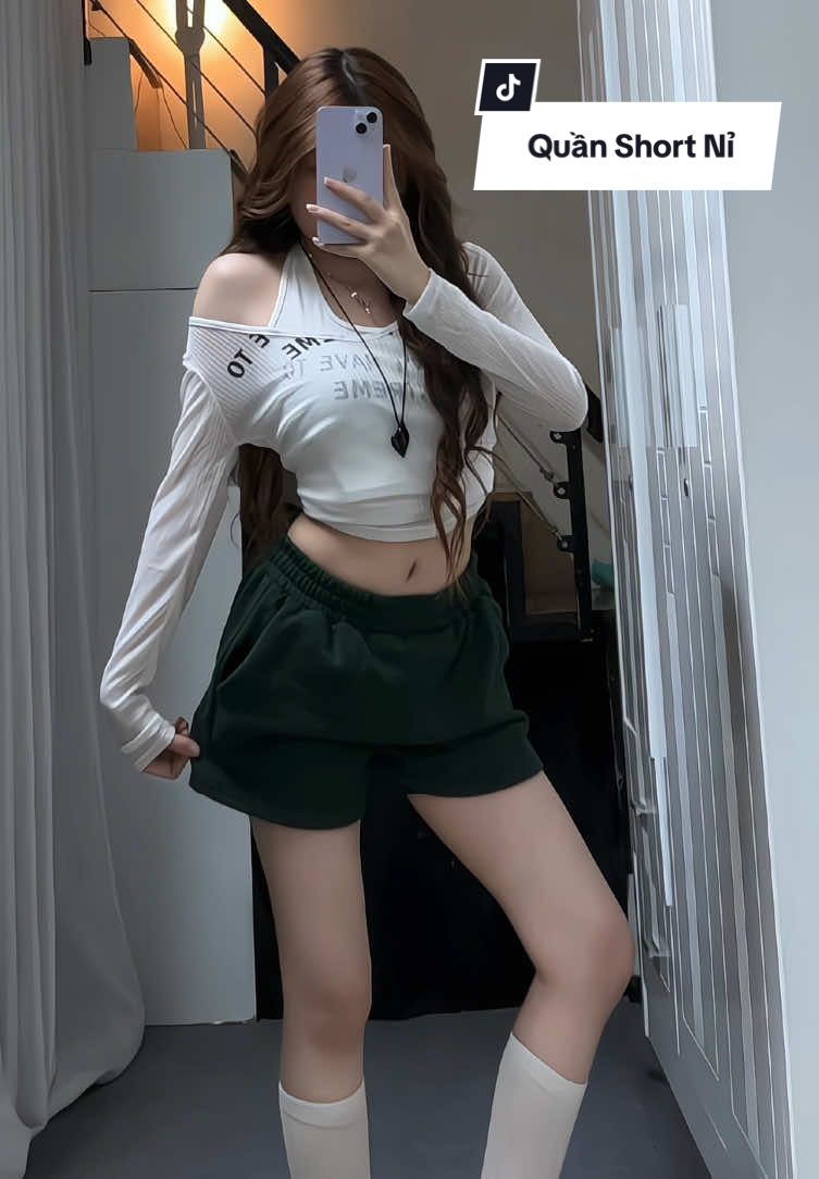Quần short lót bông ấm áp #quanshort #quanshortni #quanshortnu #quanshortngan #thaosuneo 