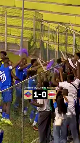 A HUGE WIN FOR HAITI TO PUT THEM TIED ATOP GROUP C 🇭🇹🏆 #Concacaf #FIFAWorldCup #Haiti 