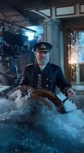 Titanic Behind The Scenes Shooting #titanic #titanicmovie #iceberg #sora2 #trending 