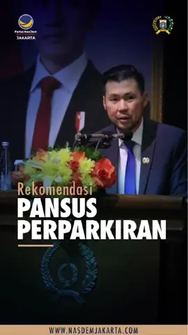 Ketua Pansus Perparkiran DPRD DKI Jakarta, Jupiter, membacakan rekomendasi hasil kerja Pansus dalam Rapat Paripurna bersama Gubernur DKI Jakarta. Pansus berfokus pada kajian, evaluasi, dan perumusan kebijakan untuk menciptakan sistem perparkiran yang tertib, akuntabel, manusiawi, serta berkontribusi optimal terhadap PAD DKI Jakarta. Selama prosesnya, Pansus berkoordinasi dengan SKPD, pemangku kepentingan, operator parkir, dan masyarakat. Hasil akhirnya, Pansus menyusun rekomendasi dalam tiga aspek utama yaitu regulasi, sistem, dan pelaksanaan. #DPRDDKIJakarta #Jupiter #PansusPerparkiran #RekomendasiPansus #FraksiNasDemDKIJakarta