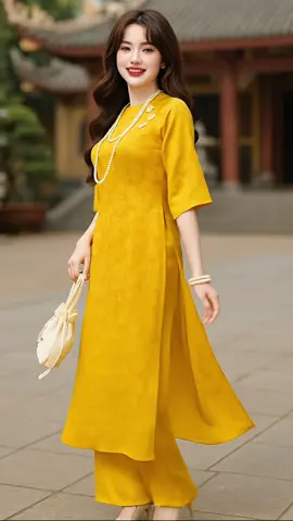 Áo dài Tết 2 da sang trọng đi chùa , du Xuân năm mới#tiktok #viral #xuhuong #aodai #thuyenshop86 