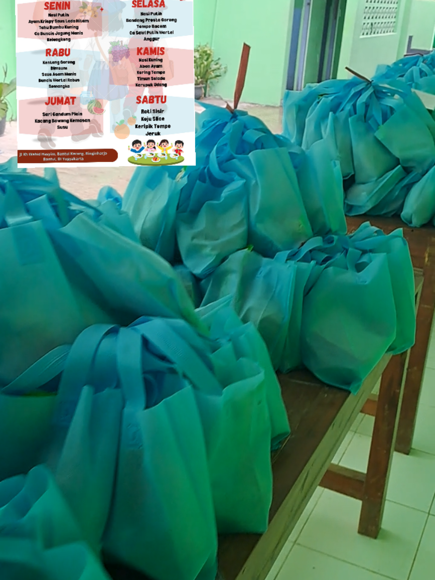 MBG Hari ini.... #mbg #makanbergizigratis #gurutiktok #seruseruanaja 