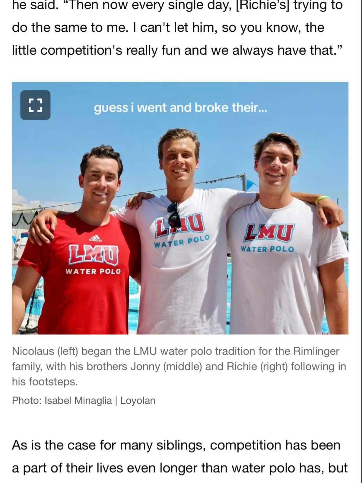 #familytradition #ucsb #waterpolo #fyp 