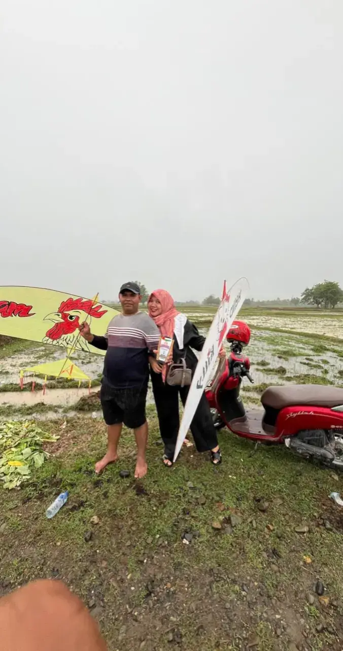 istri yang mendukung hobby suami itu adalah istri ku @pejuang_rupiahadekabg91 
