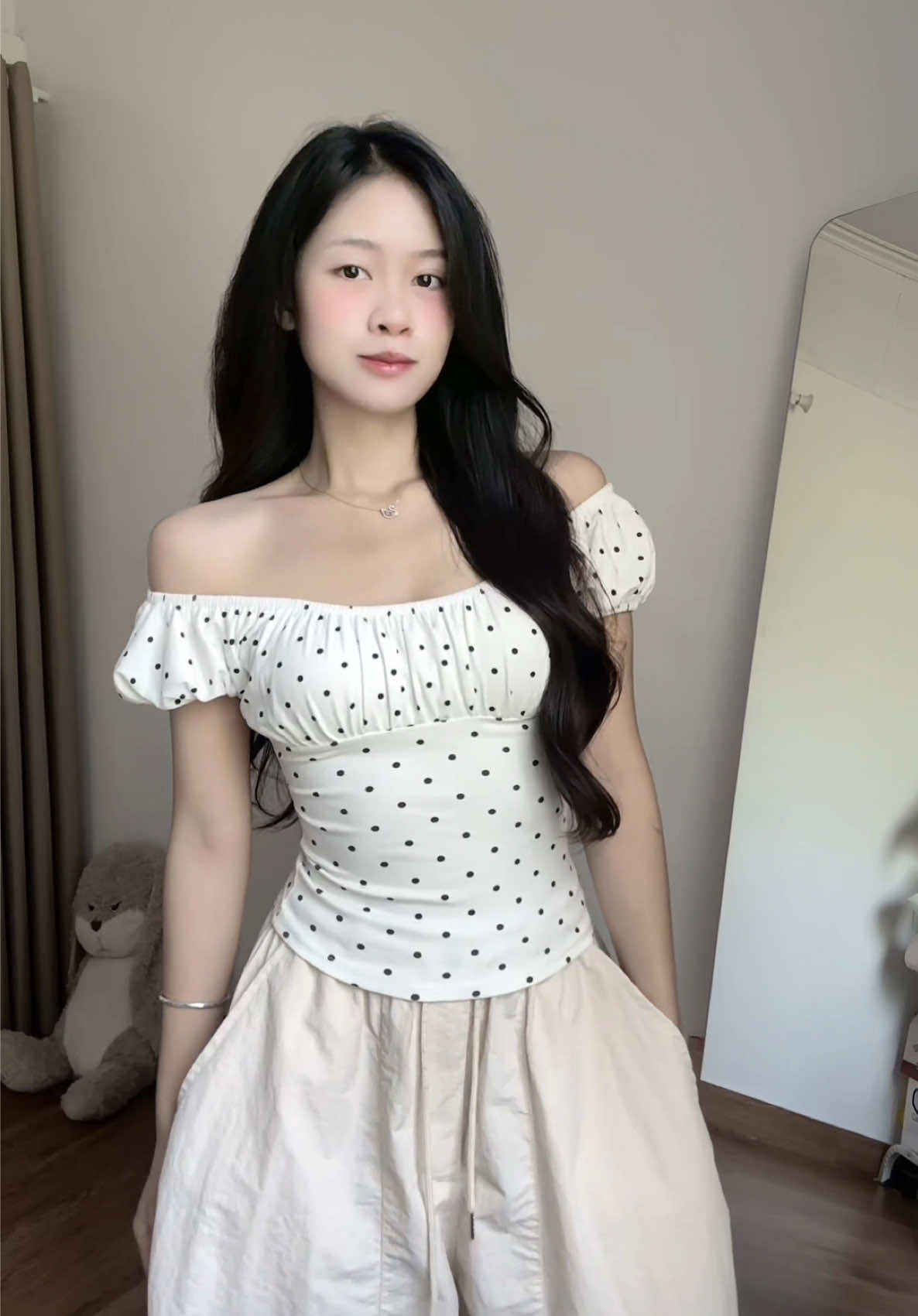 Mê chấm bi😍#outfitideas #outfit #xuhuong #xuhuongtiktok 