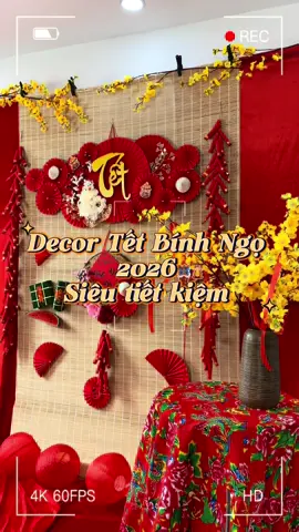 Decor Tết Bính Ngọ 2026 🧧#phukientrangtritet #tetnguyendan #decortet #tết #xh 
