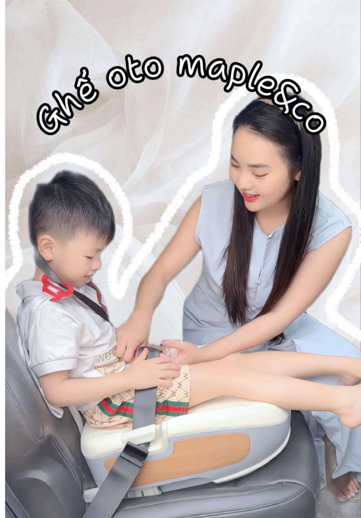 Ghế oto nhỏ gọn cho bé từ 3 tuổi, chống nước, chống thấm, chống bẩn cực đã #tayrotfamily #Maplecobooster #gheototreemmaplebooster #gheototreemmapleco 