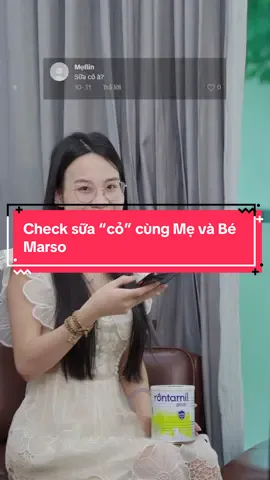 Check sữa “cỏ” cùng Mẹ và Bé Marso! #rontamil #mevabemarso #suatangdekhang #tangdekhang #wheykhukhoang 