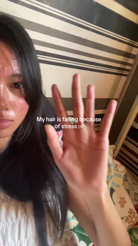 #stress #hairfall  :<