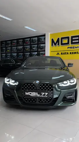 BMW 430i M-Sport • G23 Convertible • 4 Seater • 2022 • Sanremo Green • ODO 7rb • IDrive 7 • Audio Harman/Kardon • 4 Camera + 360 • Leather Seat • Electric Seat • Warranty Dealer • No Pol Favorit • Pajak STNK Okt-2026 • Like New Condition • Harga Khusus Kredit Tertarik🤩??? For more info👇🏻👇🏻 MOBIL 77 Jl Raya Kertajaya 59 Jl Raya Kertajaya 164 Surabaya - Indonesia 📞089 6789 77777 #bmwmotorsport #mobil77sby #surabaya #fyp #foryoupage 