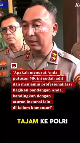 Kontroversi Putusan MK: Mengapa Hanya Polisi Aktif yang Wajib Mundur untuk Jabatan Sipil? Ini Penjelasan Polri. #polri #TNI #beritaterkini #beritaupdate #fyp 