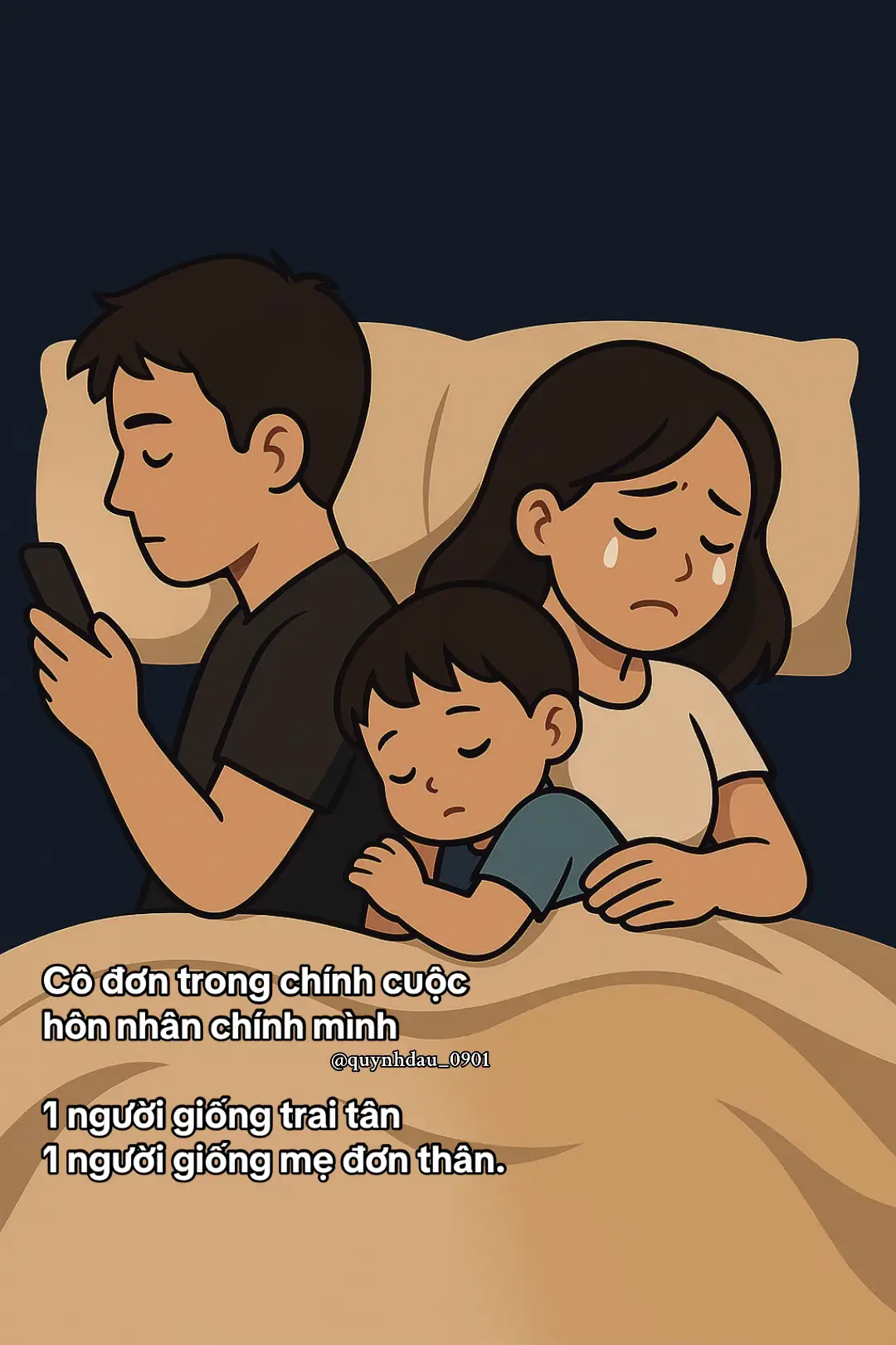 Cô đơn trong chính cuộc hôn nhân chính mình 1 người giống trai tân 1 người giống mẹ đơn thân. #xhtiktok #viral #AI 