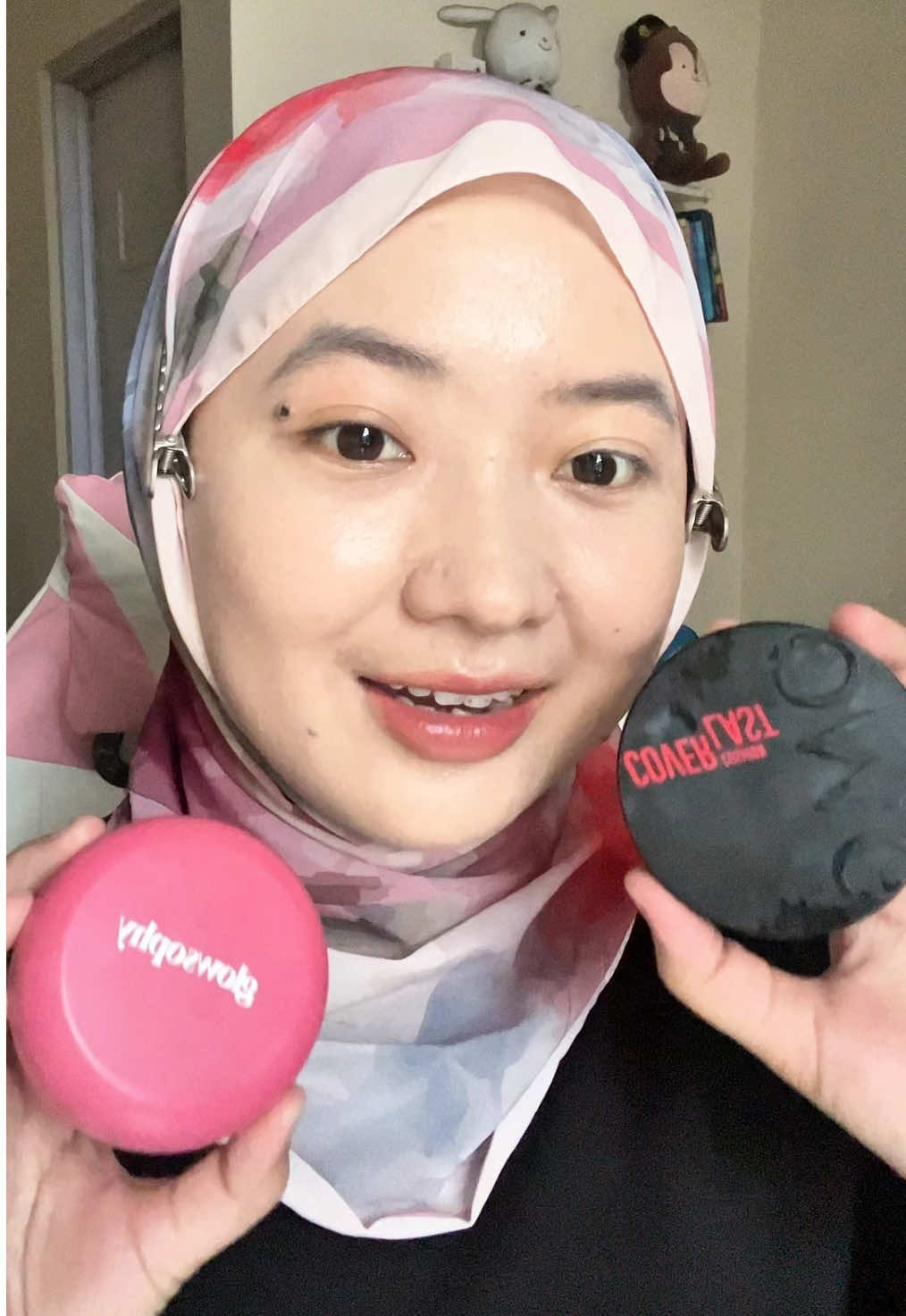 ini daily cushion viral yang wajib dicobain sii🖤🩷 #omgcushion #cushionglowsophy #cushion #cushionlokal 