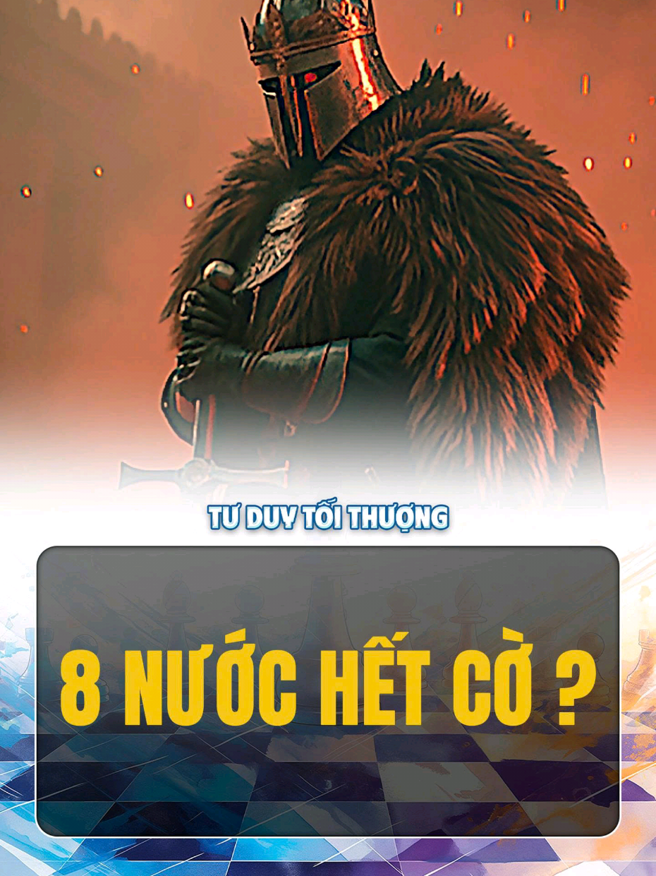 Một nước sai có thể phá nát cả ván đấu. Đen tự hủy và Trắng chỉ việc kết thúc.  #covua #chess #vangeetopening #chesstrap #checkmate