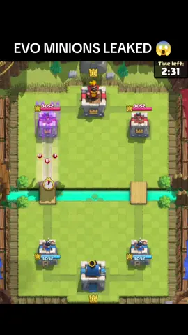 EVO MINIONS LEAKED!?😱 #clashroyale #fyp #foryou #clashroyalememes #viral 