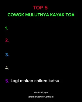 TOP 5 | Cowo mulutnya kek toa🤣 #randomvideo #meme #top5 #videolucu #fyp 