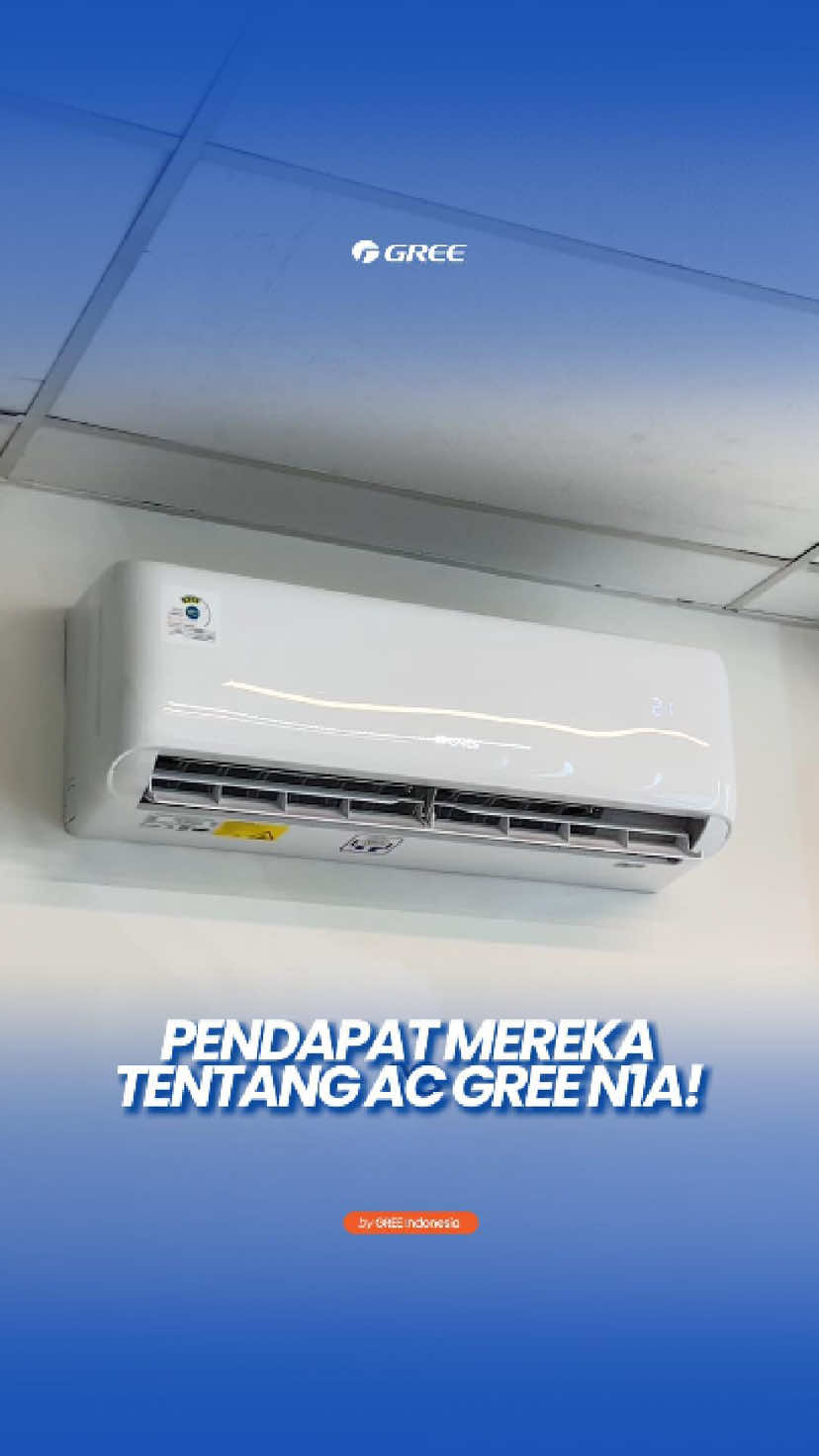 Denger langsung kesan dari yang pakai AC GREE N1A di kantor! Fitur i-Cool-nya bikin ruangan yang gerah jadi sekejap dingin. Perfect buat balas energi habis meeting atau lagi fokus kerja. #gree #greeindonesia #acberkualitaspastigree #acstandar #homeappliances  
