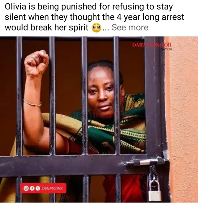 one day we shall be free...keep strong dear Olivia...may God give you strength...#freedomchallenge 