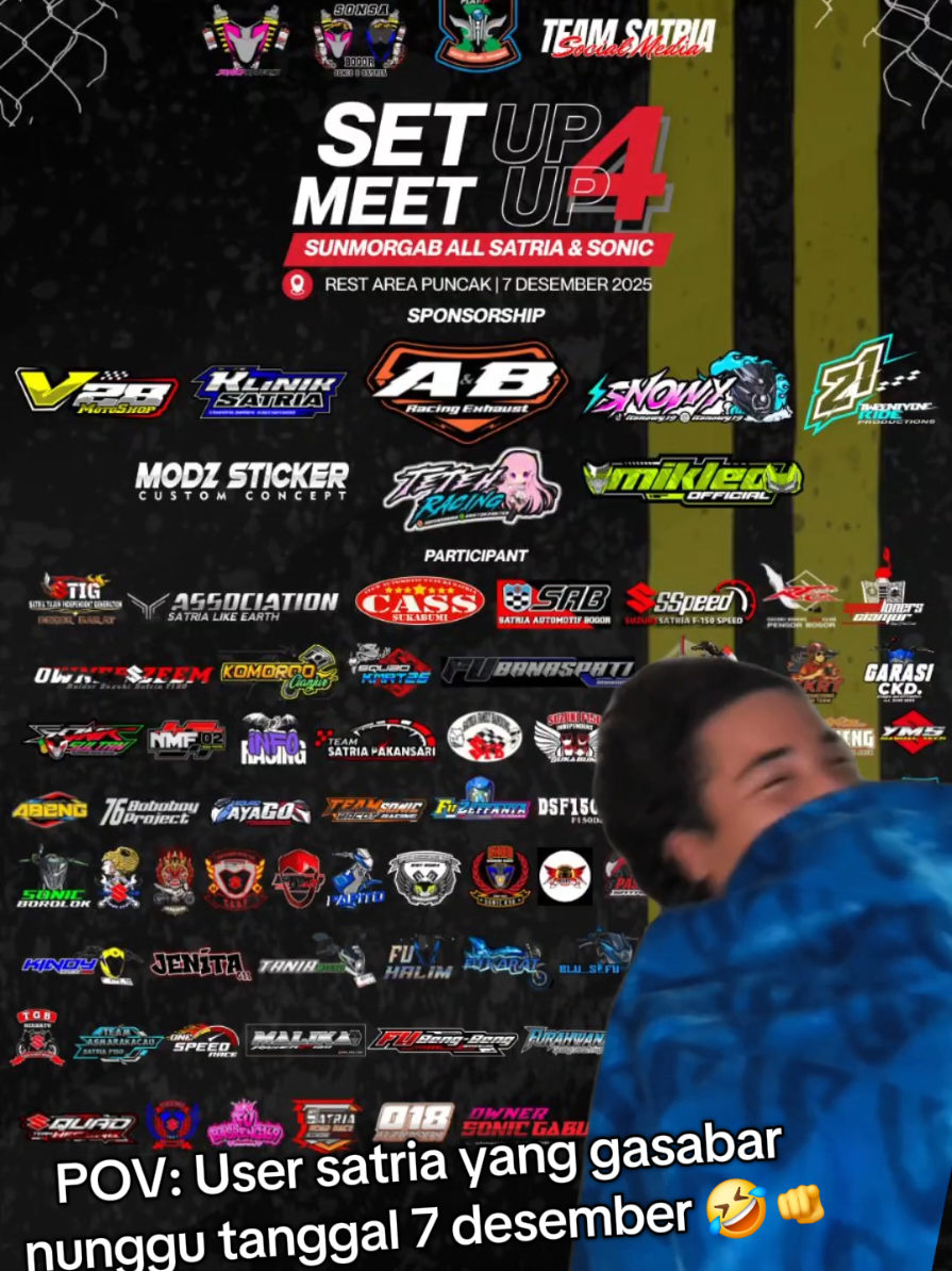 udah kepikiran bakal sepecah apa acaranya ya 🤣🫵 #satriafuindonesia #modifikasisatriafu150 #satriafumodifikasi #satriafuindonesia #fyp 