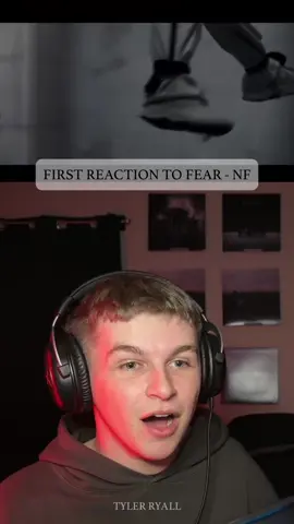 FIRST REACTION TO FEAR - NF @NF #nf #nfrealmusic #fyp #nffearep #FEAR 