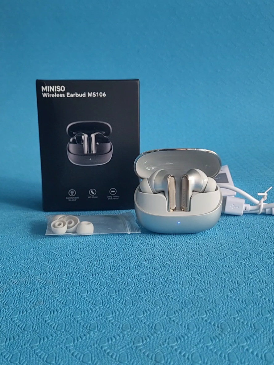 Tai Nghe Không Dây MINISO MS106 Thiết Kế Sang Trọng PO2F #tainghebluetooth #tainghekhongday #minisoms106 