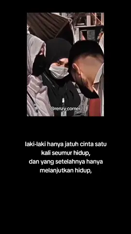 laki-laki hanya satu kali jatuh cinta seumur hidup #katakata #lewatberanda #fyp 