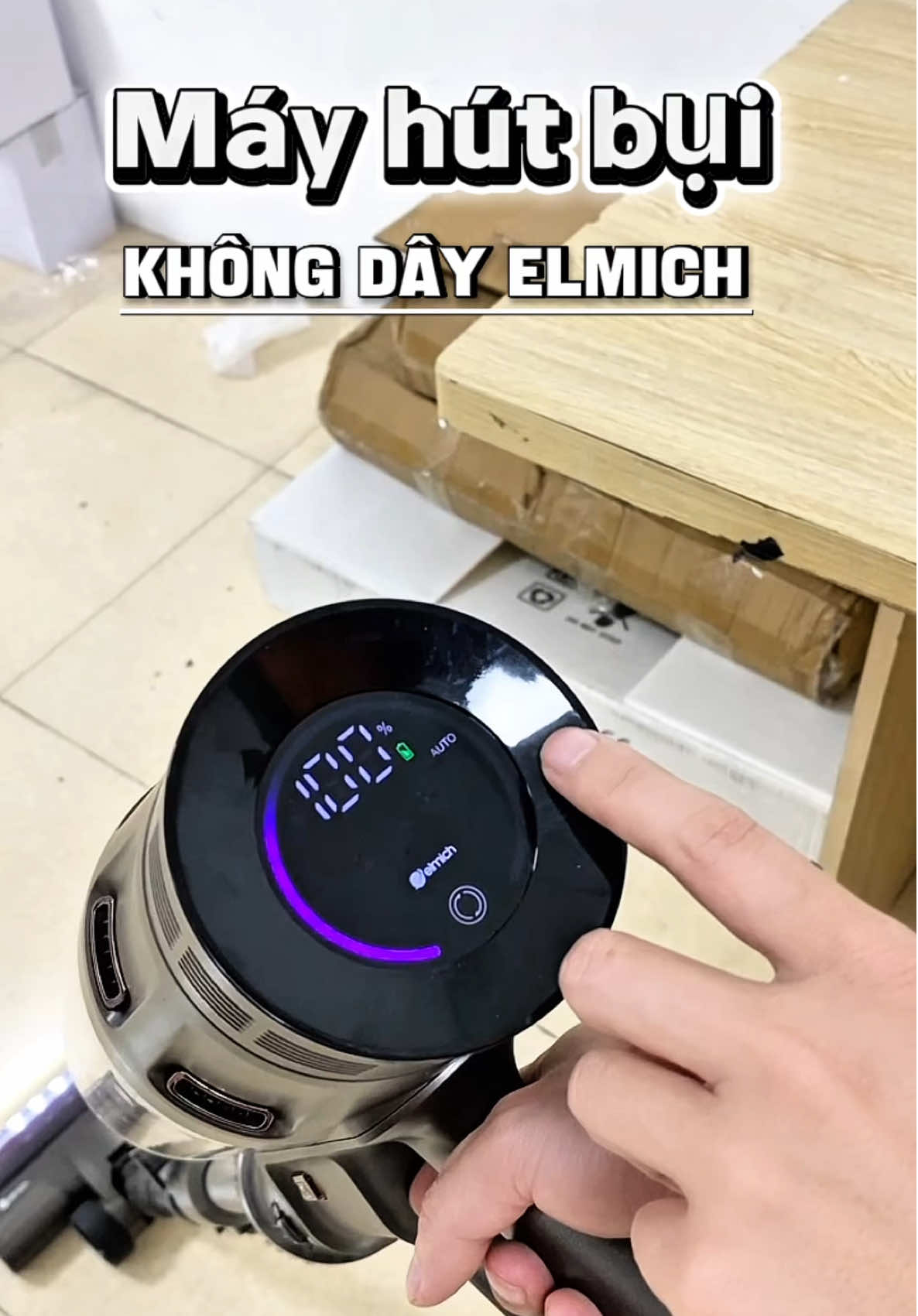 Máy hút bụi không dây Elmich VCE-3928