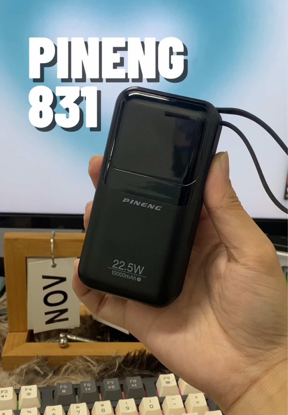 Pineng 831 your mini buddy wherever you go!#pineng #pinengphilippines #pineng831 #pinengpowerbank 